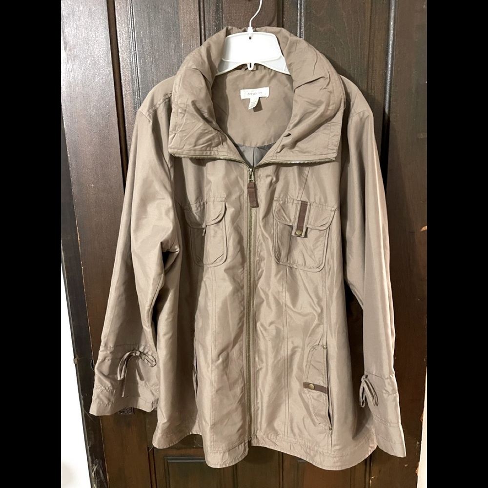 Dressbarn size 22/24 tan jacket